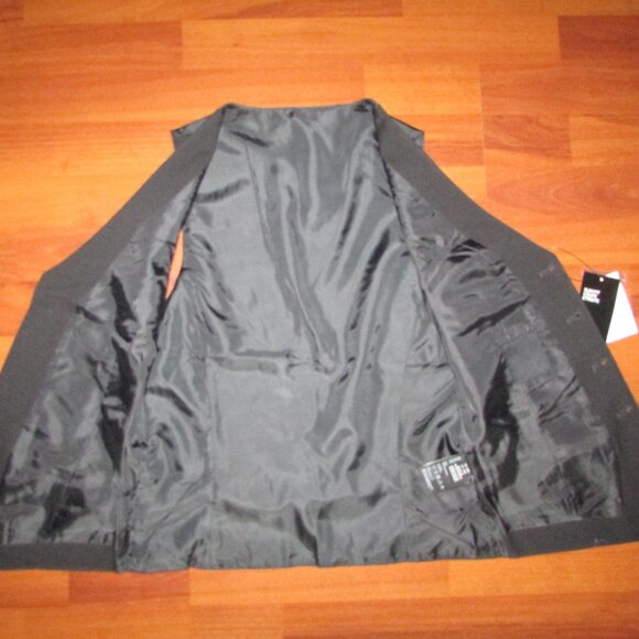H&M Black Lined Suit Vest - 34R - NEW - Picture 2 of 6